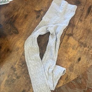 Cozy Gray Knit Leggings